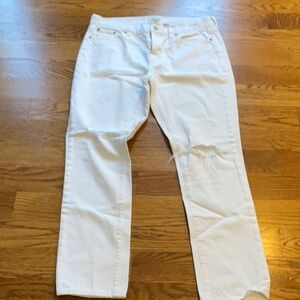 J. Crew White Jeans